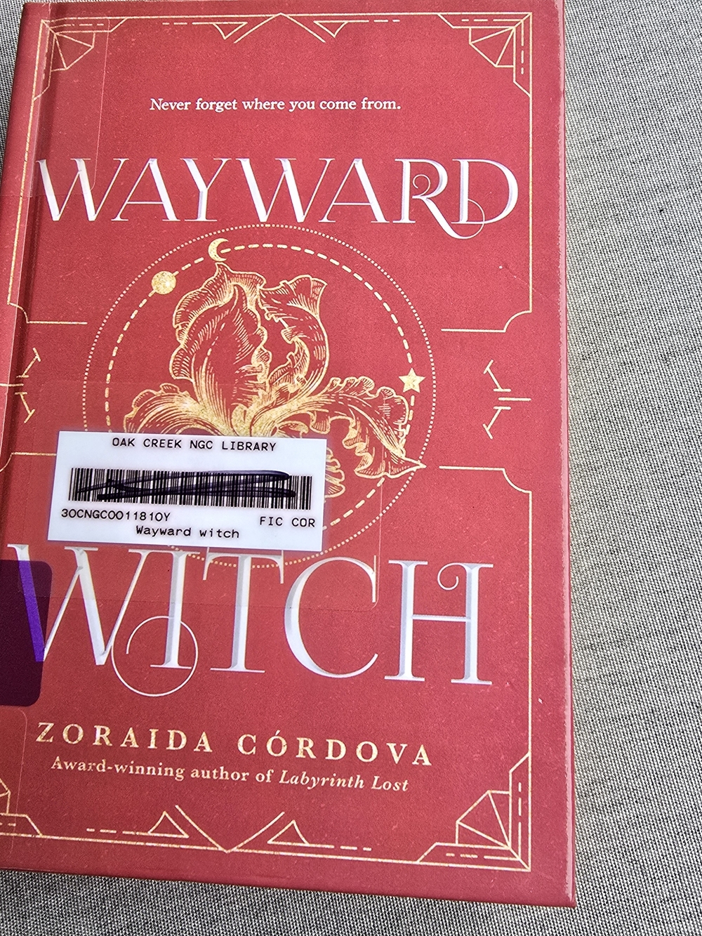 Wayward Witch by Zoraida Córdova - Red Hardcover
